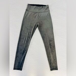 Aerie Gray Velour Leggings